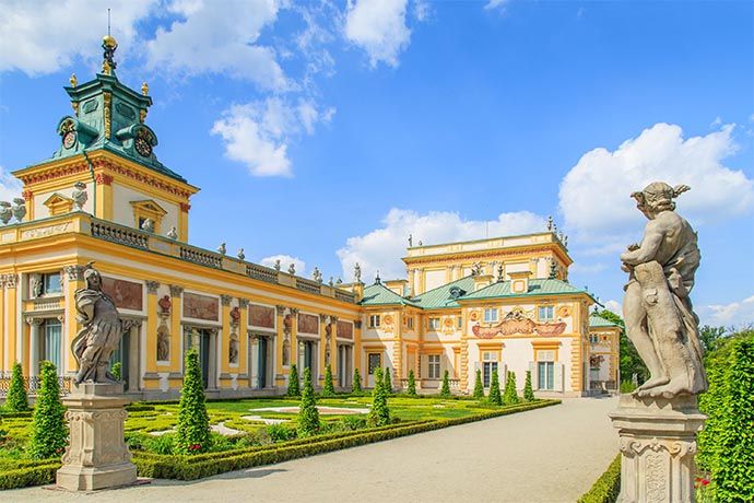 Najpiękniejsze ogrody pałacowe w Polsce - Ogród w Wilanowie