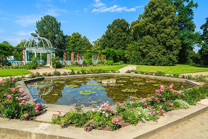 Najpiękniejsze ogrody pałacowe w Polsce - Park w Łańcucie 