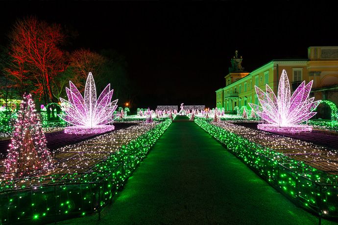 Najpiękniejsze ogrody pałacowe w Polsce - Ogród w Wilanowie 